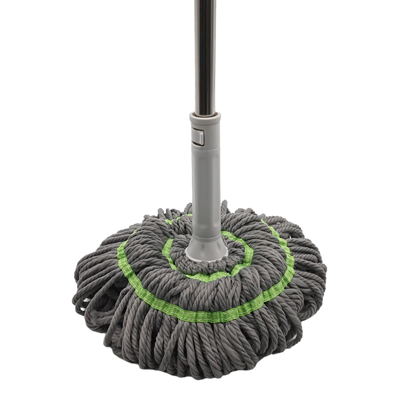 Microfiber Twist Mop Set with 135cm Long Handle Wet Household Cleaning Magic Handle Mop Free Mopping for Hands