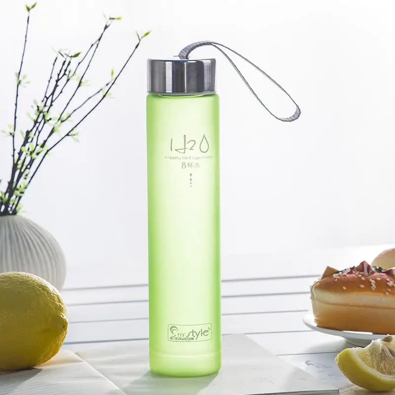 wholesale 280ml Plastic Water Bottle Thin and Long Bottle Stick Bottle