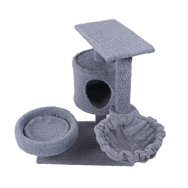
High quality happy cat wheel with post tree house 