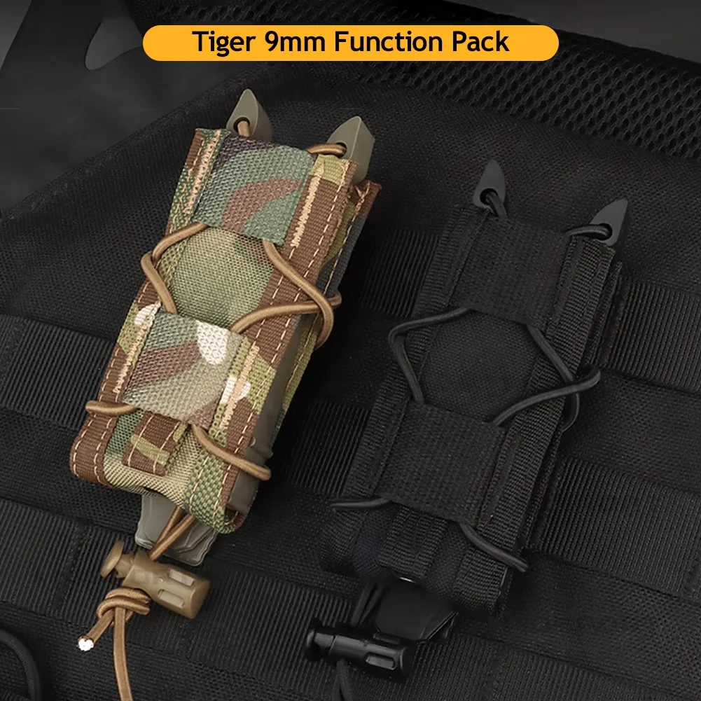 Removable Nylon Single Mag Pouch Vest Accessory Molle Tactical Magazine With Clip