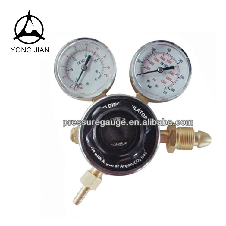 Factory manufacturing wholesale production of gas two - stage welding gas pressure gauge filling liquid regulator