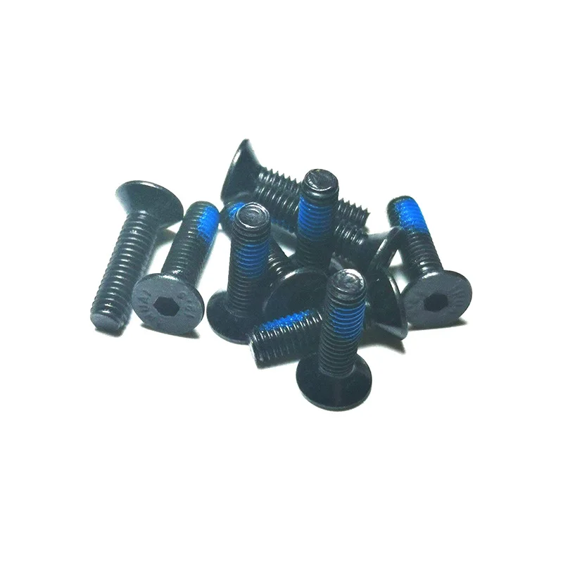 DIN7991 M2 M3 M4 M5 M6 CSK Head Countersunk Head Alloy Steel Black Oxide Thread-Locking Hex Drive Flat Head Screws
