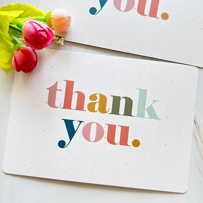 Fashion Custom Printing Colorful Luxury Paper Invitation Birthday Wedding Cards Digital Printing Thank You Gift Greeting Cards