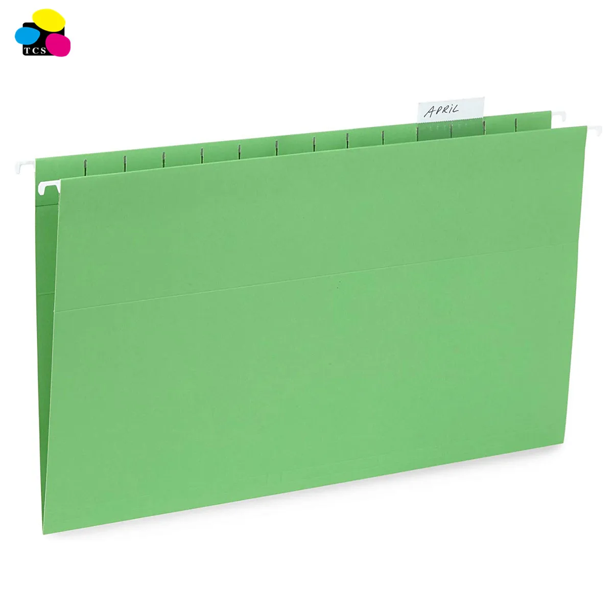 Three color Stone 25 clear 1/5-cut tabs Legal Size Assorted Five Color Hanging Folders