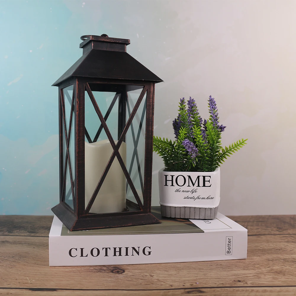 Plastic Candle Lantern wholesale Flame Effect LED Lantern