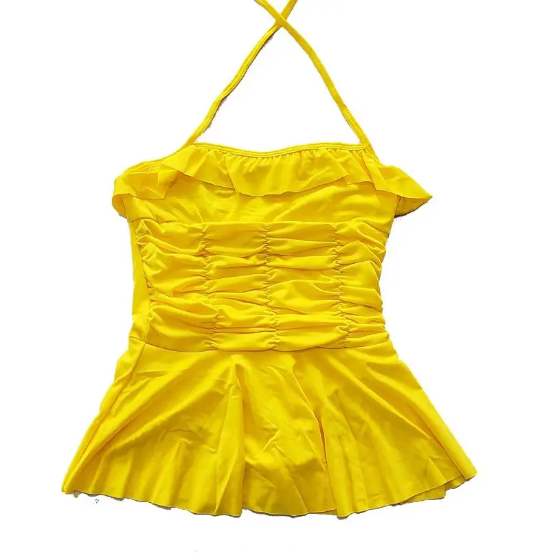 Новинка; Детские Стринги; Детское бикини с оборками; Купальник для женщин