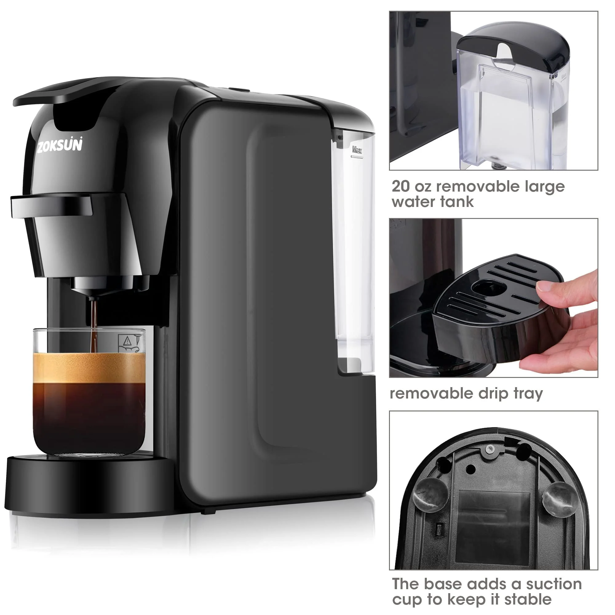 Новая многокапсульная Эспрессо-машина 3 в 1 совместимая с Nespresso оригинальная машина для приготовления эспрессо Dolce Gusto и Ground дома ложкой