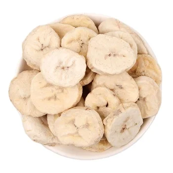 ORGANIC ISO Wholesale NO additives Factory Price HIgh Quality Freeze Dried Banana Frozen Dry Fruit Snack FD Fruits