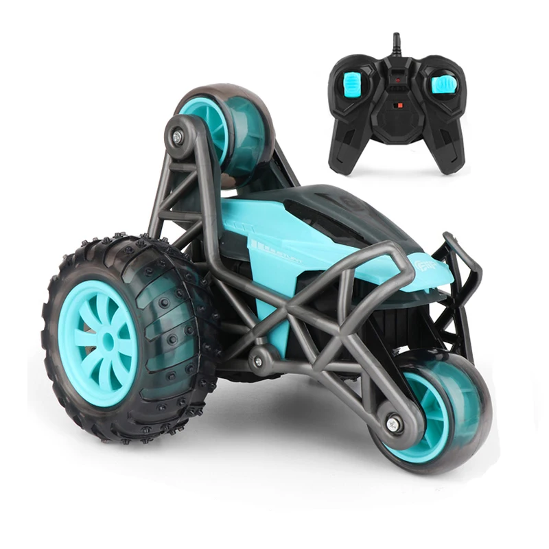Four-wheel Radio-controlled Flip Car Toys Upright Spin Cool Vehicle Modeling Ornaments 360 Degrees Roll Rotation Stunt Rc Car