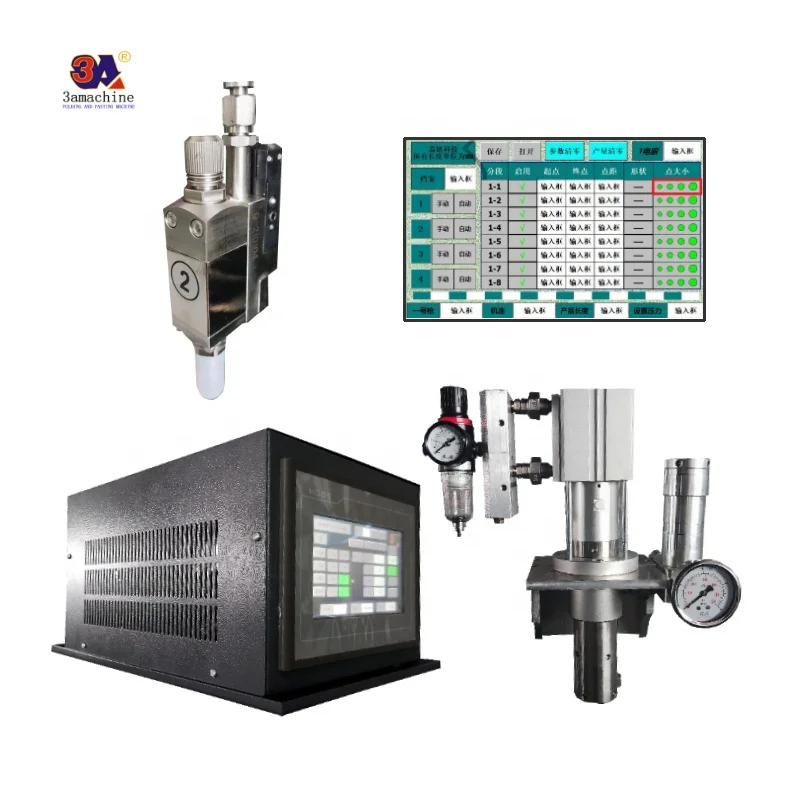 3a machine pasting paper glue machine cold glue spray gun cold glue application system