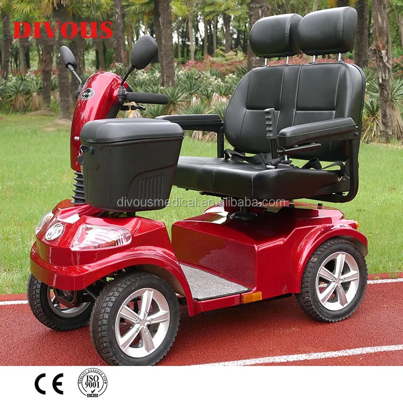 besting selling 2023  high quality powerful motor electric scooter with double seats for disabled