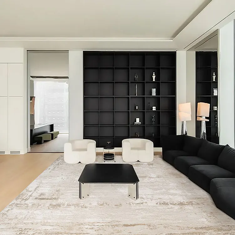 Мода большой коврик для гостиной и ковры на полу Роскошный Коврик