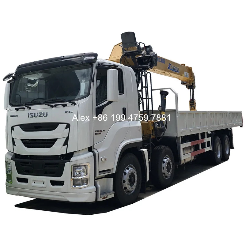 8x4 Japan ISUZU VC66 VC61 truck with crane