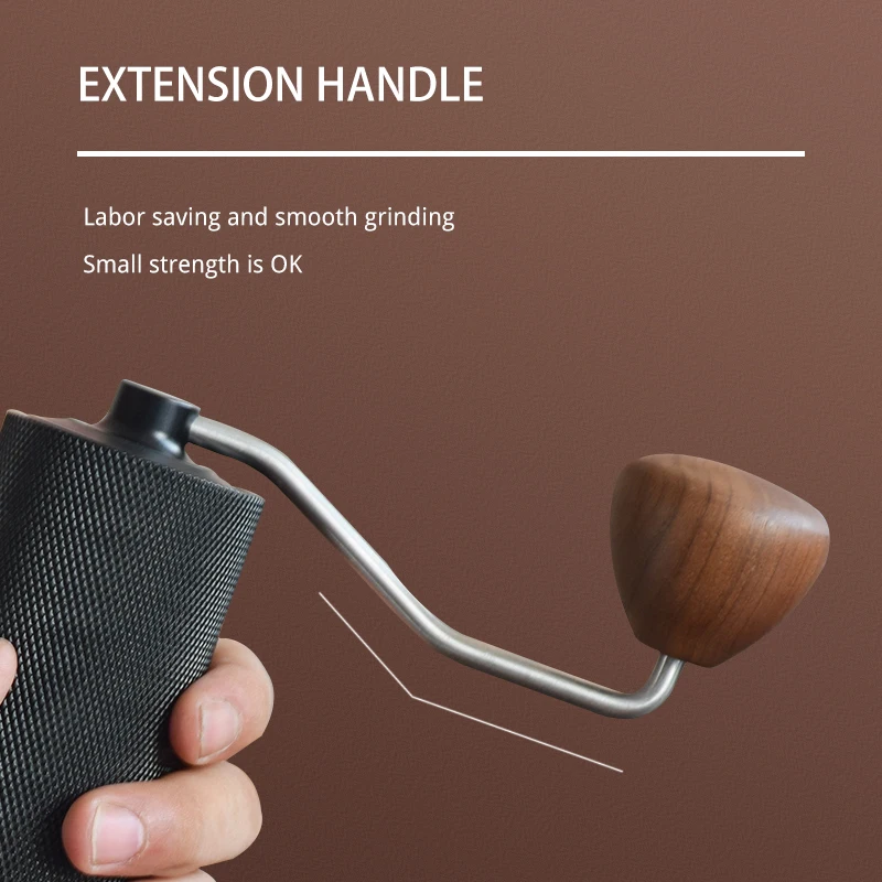 Hand coffee Grinder Stainless Steel Conical Burr Mill for Espresso