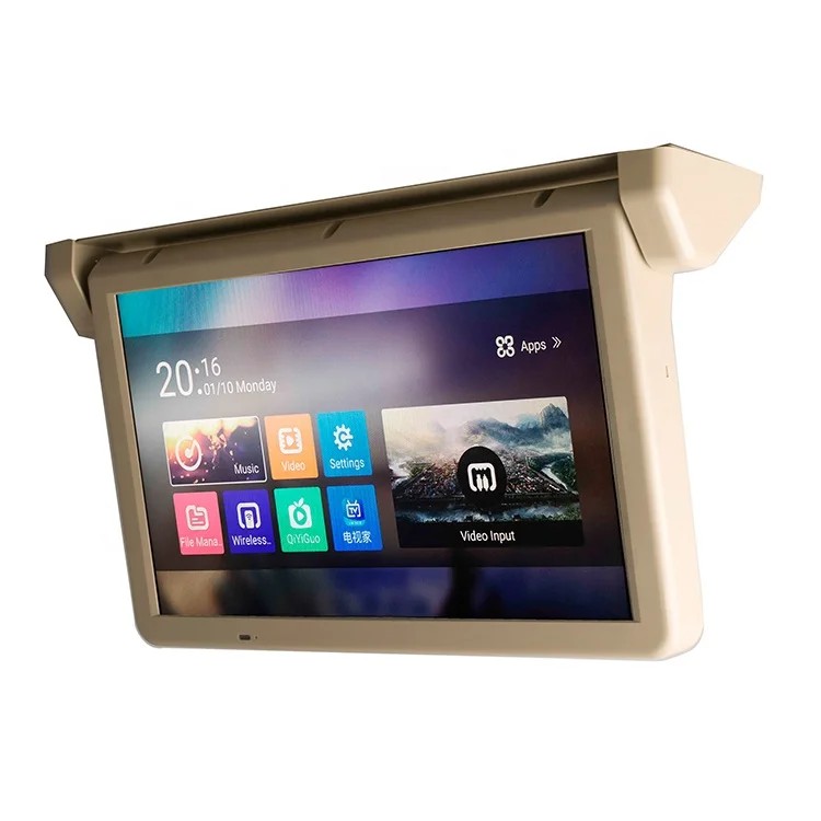 22 inch motorized flip down bus lcd ceiling monitor