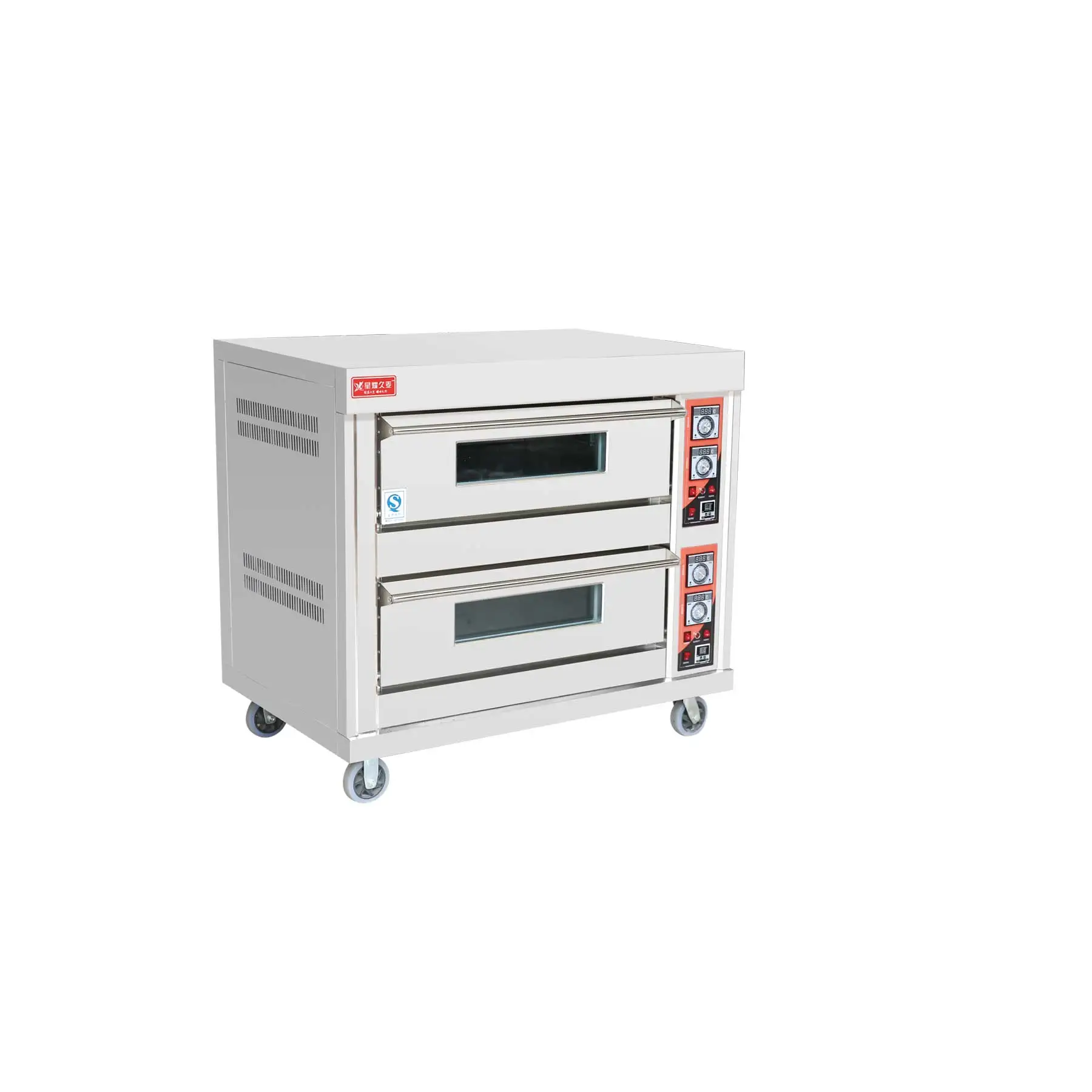 3 deck layer commercial comercial pizza oven baking making machine for restaurant use