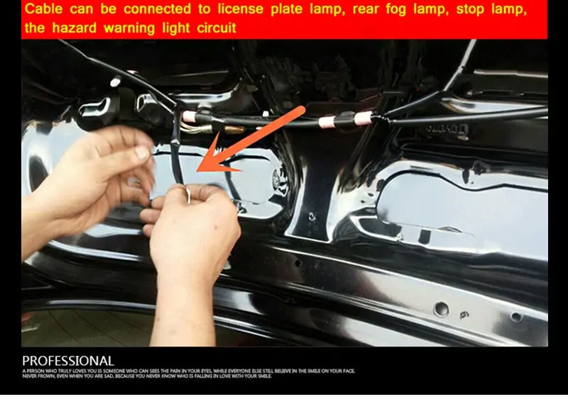 Anti-collision Motorcycle LED Laser Fog Lights Taillight Anti-fog Parking Stop Brake Lamps Warning Tail Light
