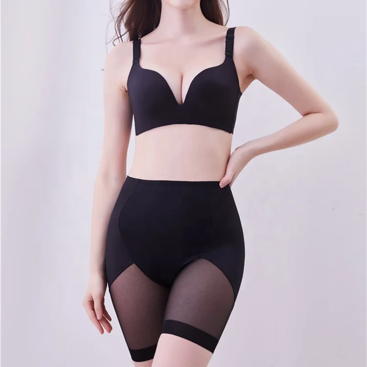 
Thick Stretch Mesh Hip Lift Half Body Shapewear Shapper Priming Shortpant Waist Shapewear For Women 