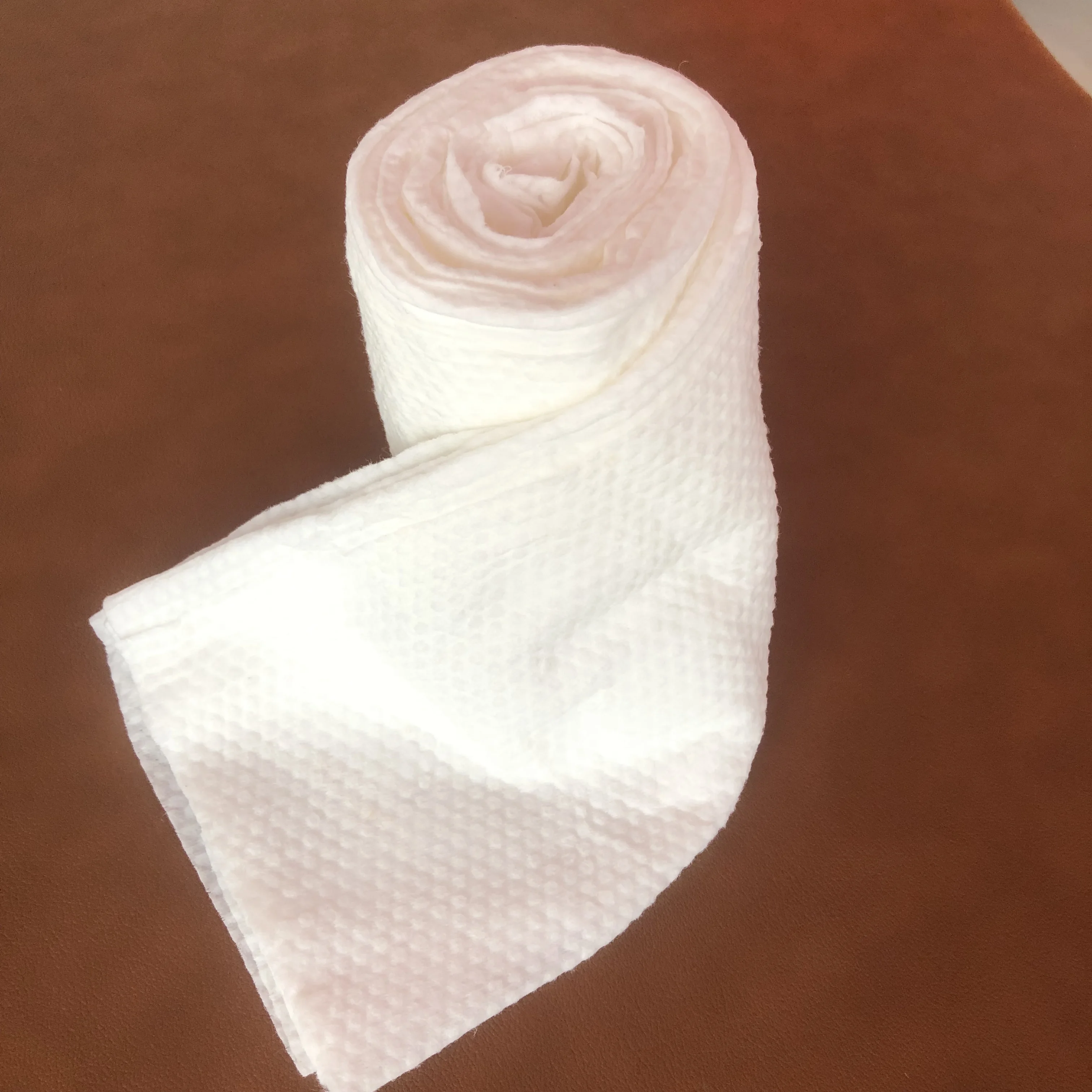 viscose/ polyester material  spun lace non disposable non woven for wet wipes woven hotel used disposable towel raw material