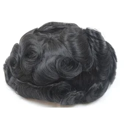 Оптовая продажа, популярный тренд, натуральные человеческие волосы, волнистый мужской парик