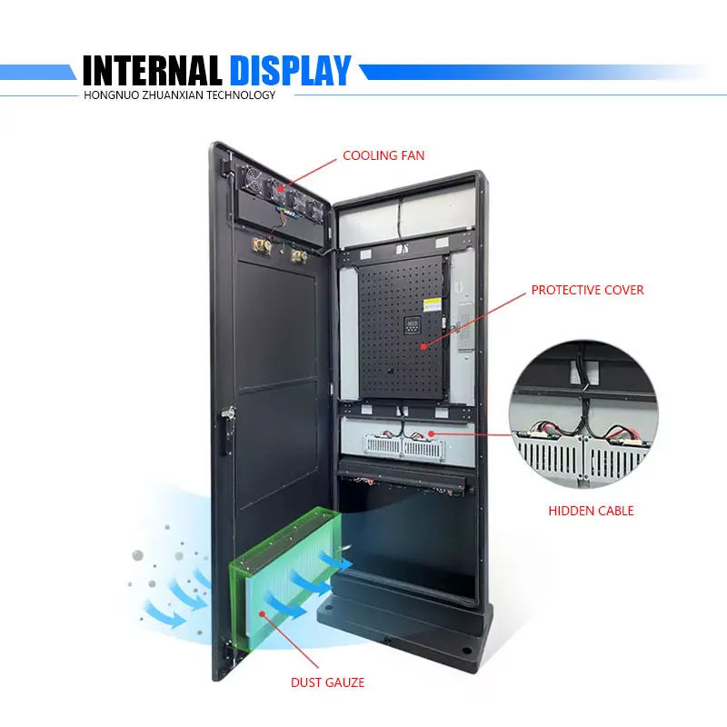 Good quality factory price outdoor Dustproof Waterproof  lcd advertising display floor standing digital signage and display