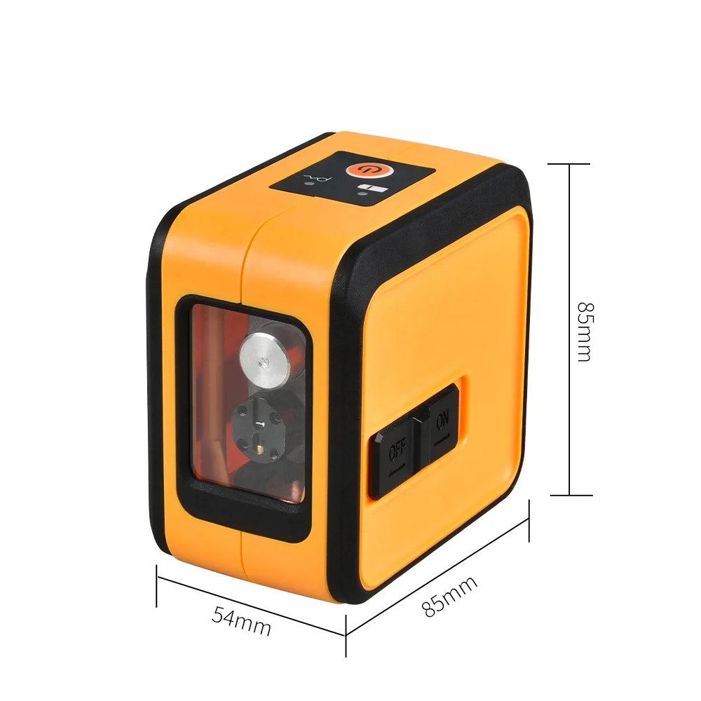 mini 2 lines cross laser level for home building