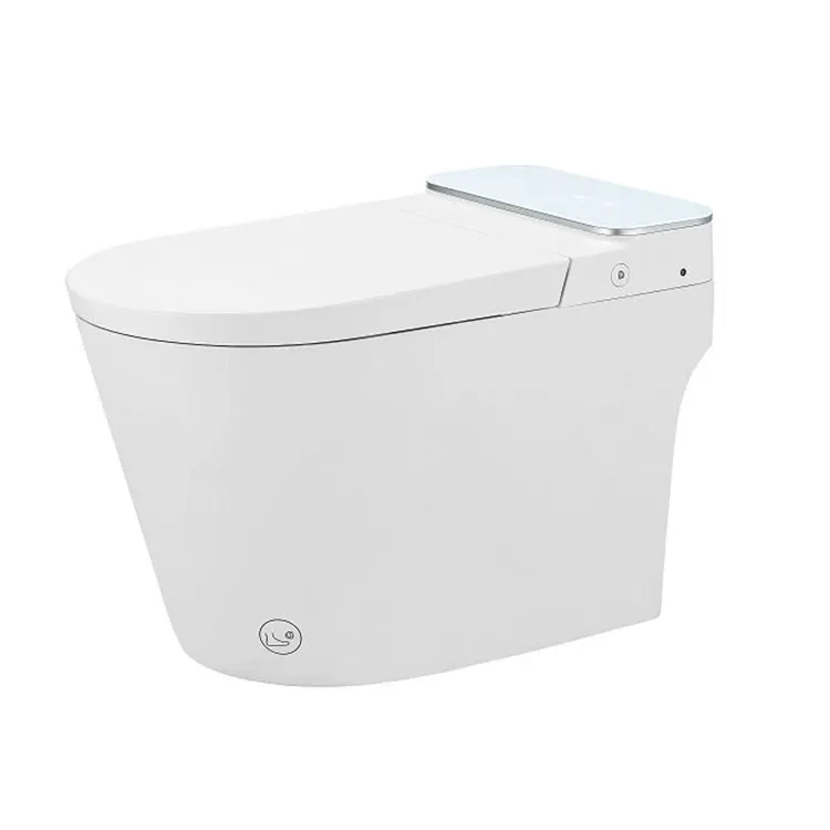 Electronic automatic bathroom luxury sanitary toilet smart one piece health floor smart intelligent wc toilets automatic