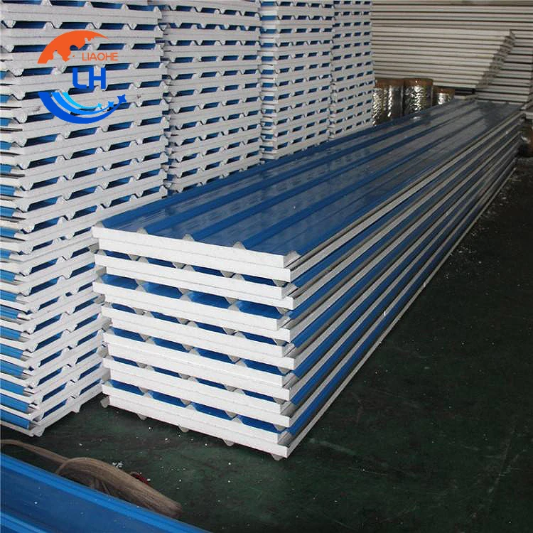 Precast concrete sip wall panel 40mm eps foam insulated panels roof sandwich panel