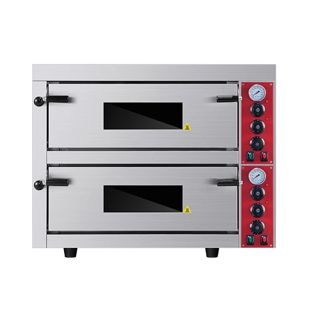Professional Balery Equipment 500 degrees high temperature Double layer pizza oven