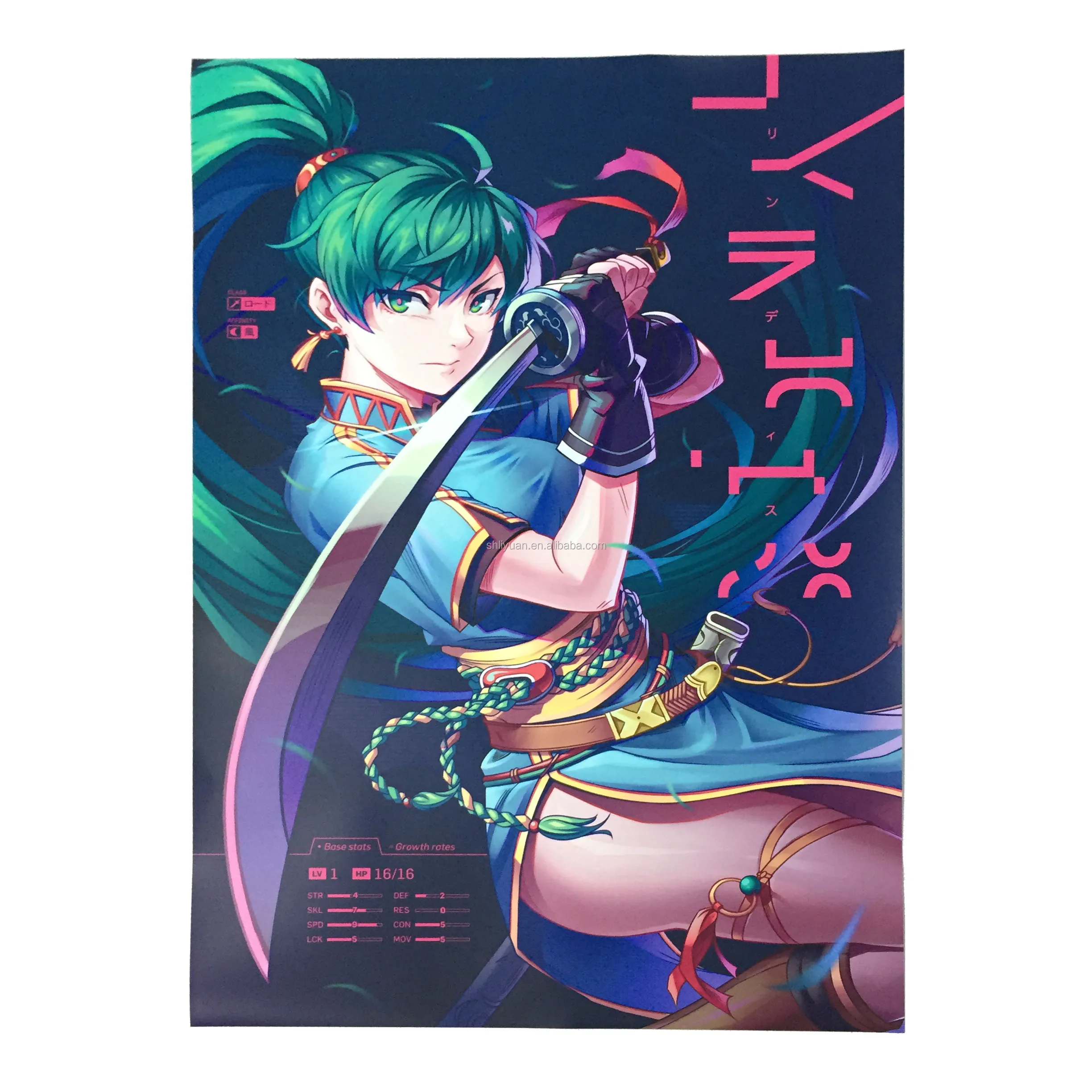 Cheap Custom Large Number Anime Poster Printing