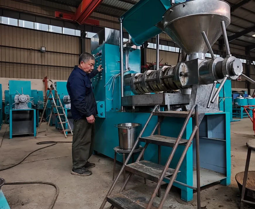 oil pressers with oil filter for extract palm corn flax rape seed oil press machine on sale