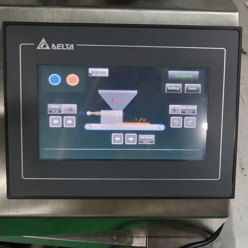 LST table top touch screen chocolate candy depositor gummy bear making machine