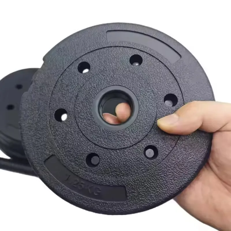 Factory supply Eco-friendly Dumbbell Set Adjustable Plastic Cement combination Barbell dumbbell set
