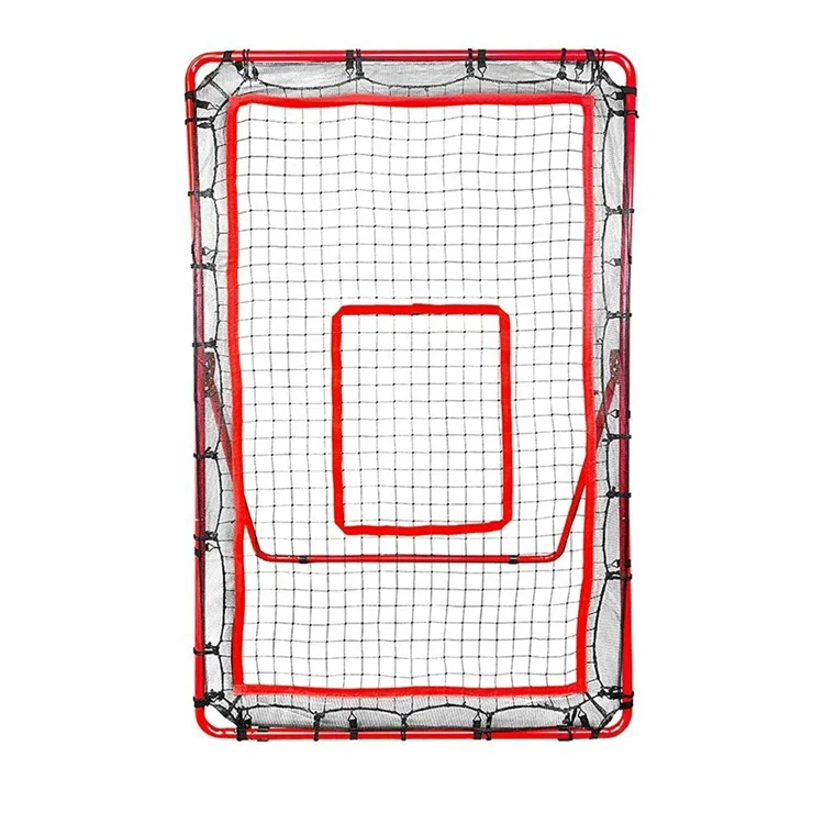 High Quality New Design Baseball Softball Soccer Practice Rebound  Net And Durable Pitching Return Training Net
