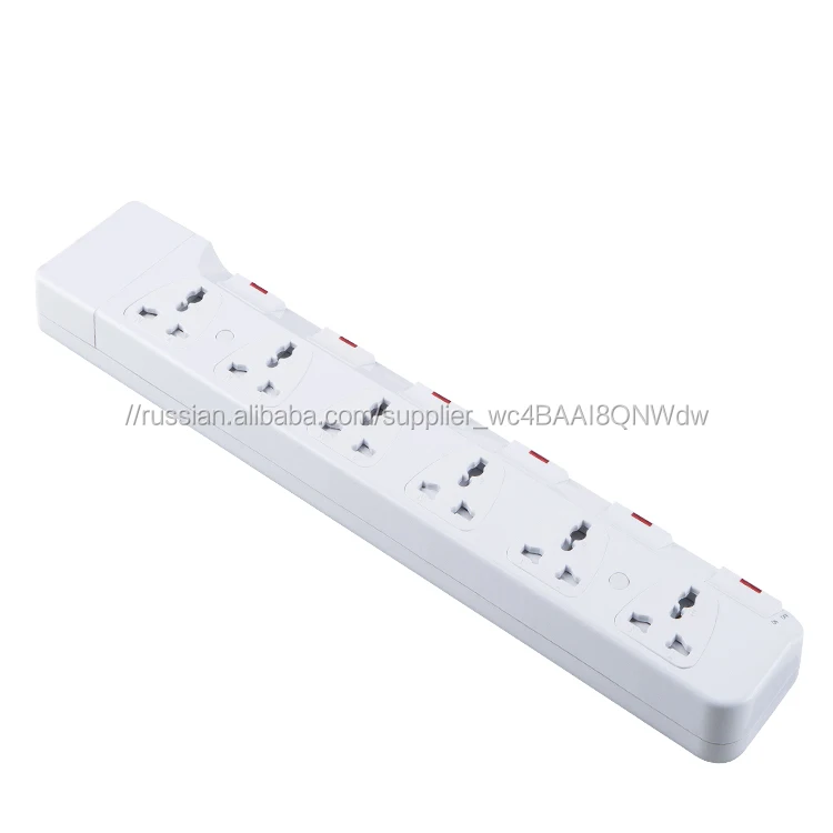 6 Pin многофункциональный переключатель гнездо адаптера ac plug