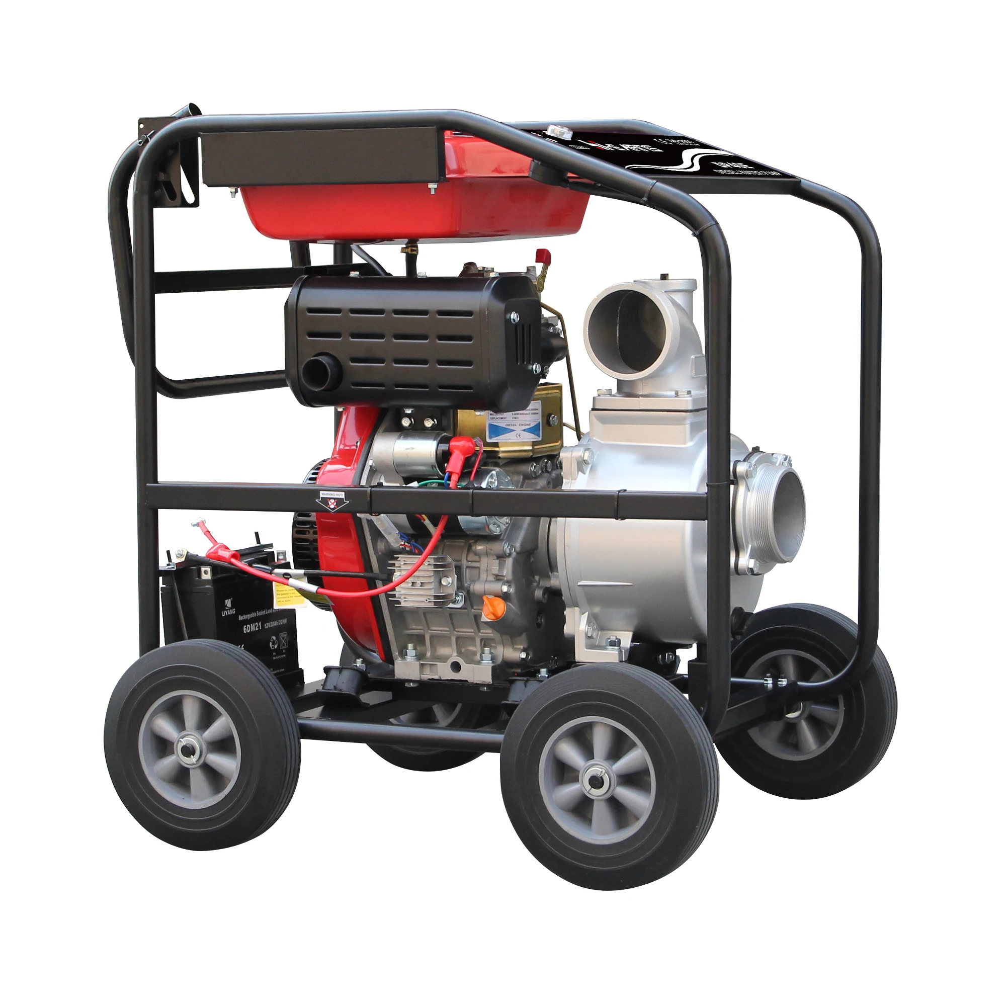 hot sales air-cooled 4 inch 186FA 10hp water pump diesel engine