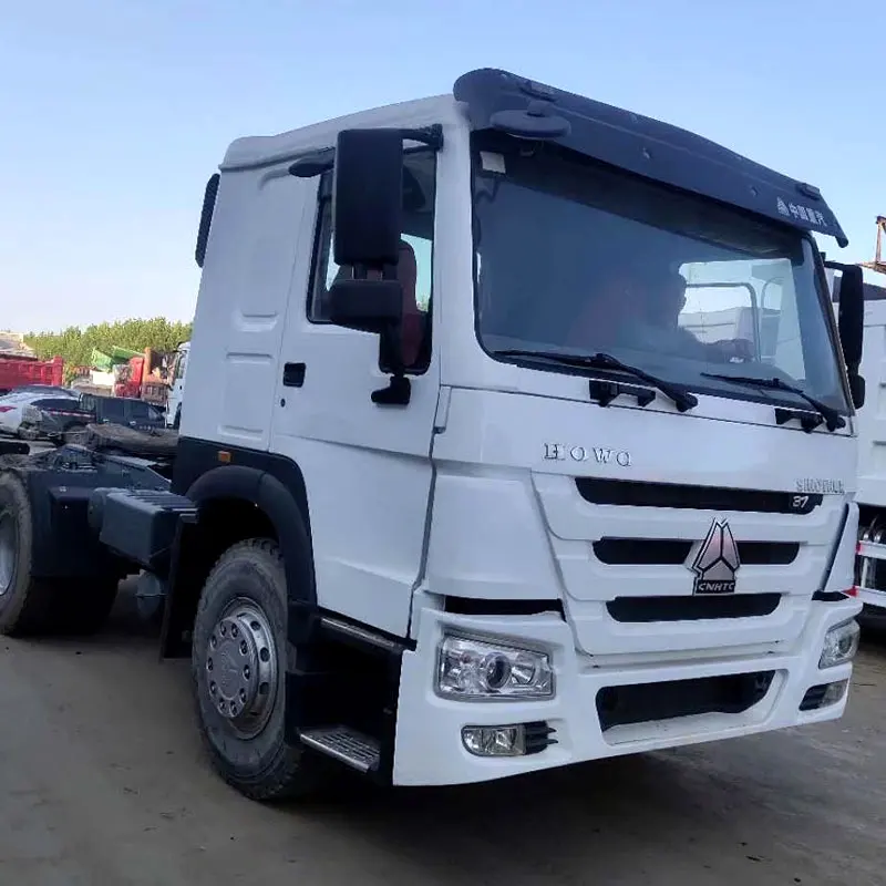 Used Diesel Truck Head Sinotruk Howo 6x4 Prime Mover Tractors Truck Cheap Price Secondhand 40Ton Trailers Trucks For Africa