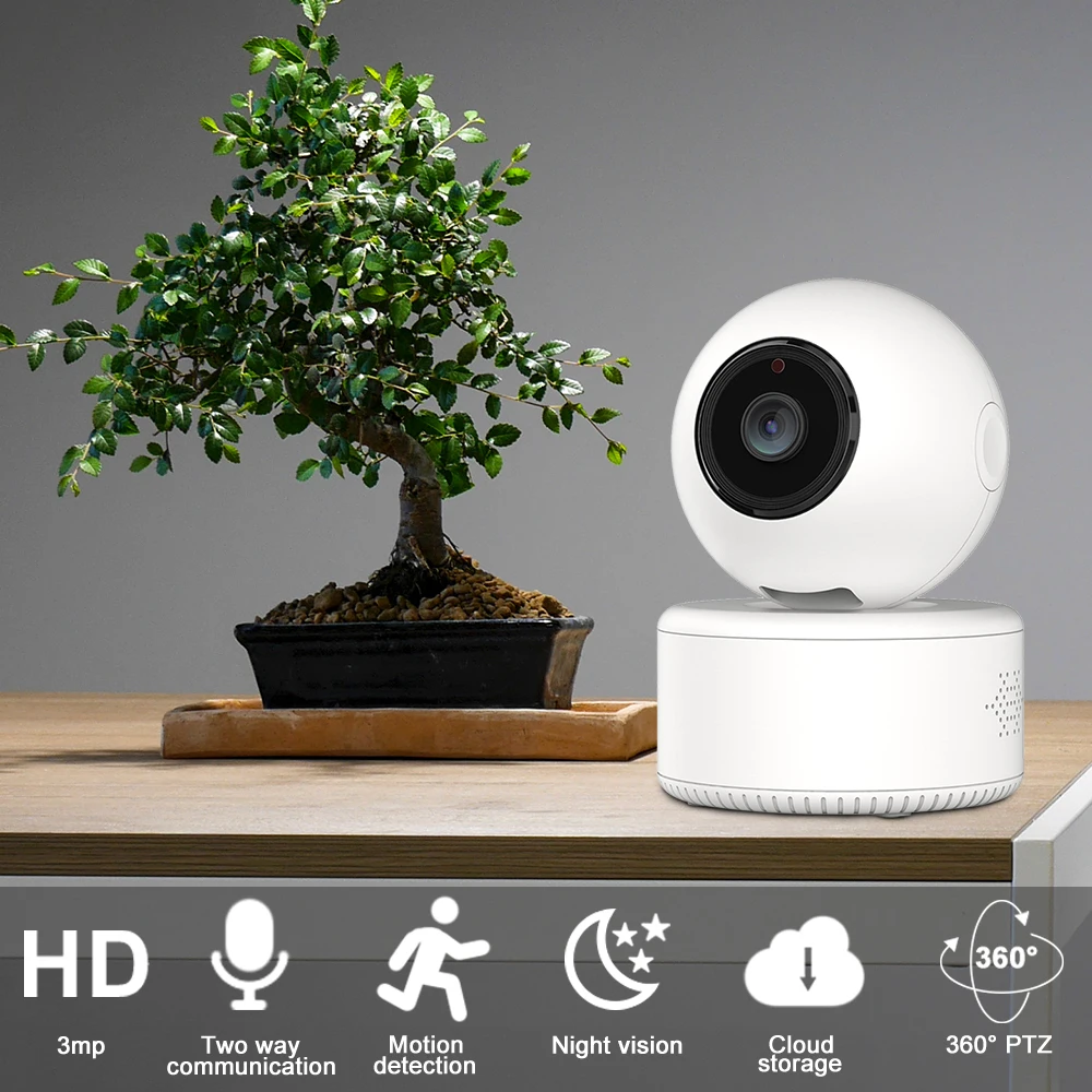 2023 New Trend 2MP 3MP Pan Tilt Wifi IP Smart Dome Camera Indoor Human Motion Detection Auto Tracking Home Security CCTV Camera