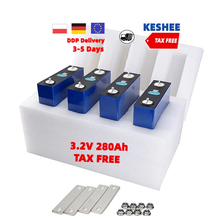 KESHEE EU Warehouse  A Grade EV Lifepo4 Battery 3.2V Prismatic Lithium Ion Cell 280Ah 302Ah 310Ah