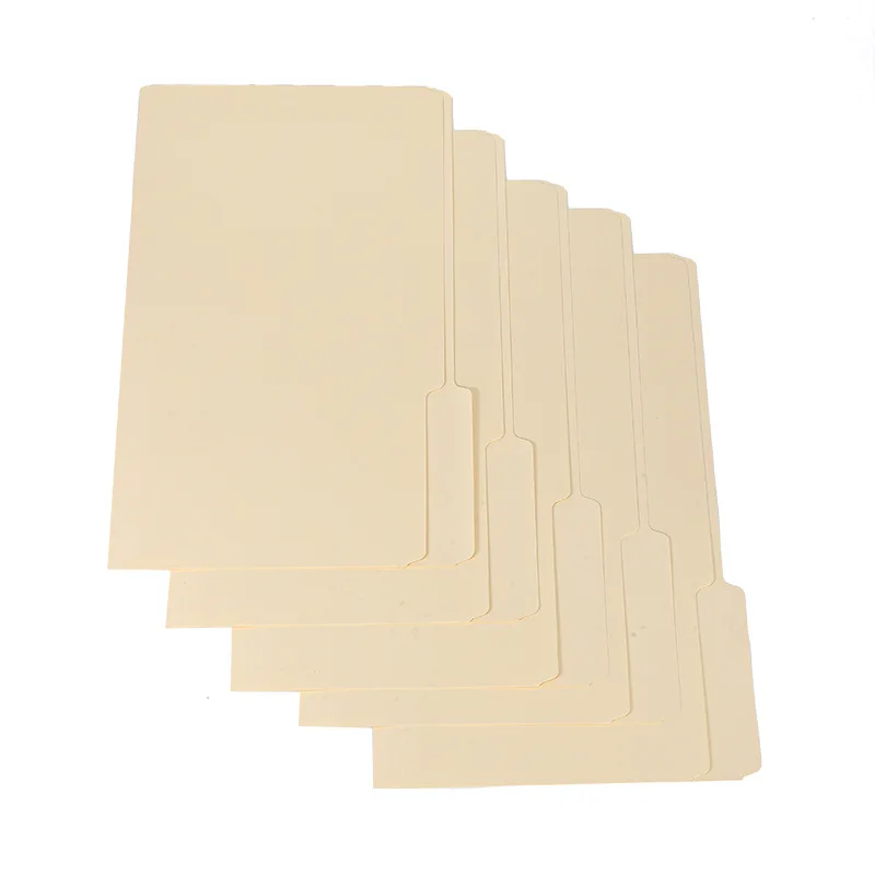 Wholesale Single page storage book Manila folder archives folder paper folder with logo