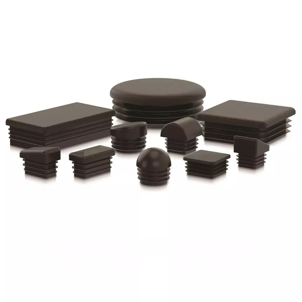 Cube End caps plugs for steel tubing pipes 40X40 etc square plastic end cap plug for steel tube pipe fittings end caps