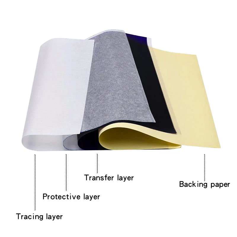 Tattoo Transfer Paper Tattoo Makeup Stencil Carbon Copier A4 Spirit Master Tattoo Thermal Paper