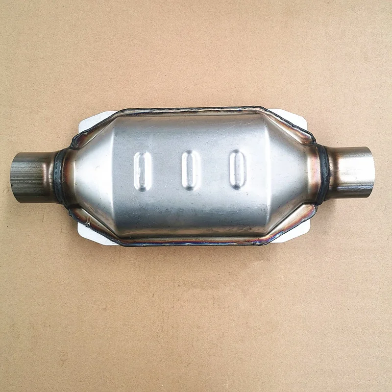 
Three way Oval Universal Catalytic Converter with ceramic substrate LL-0219-1 