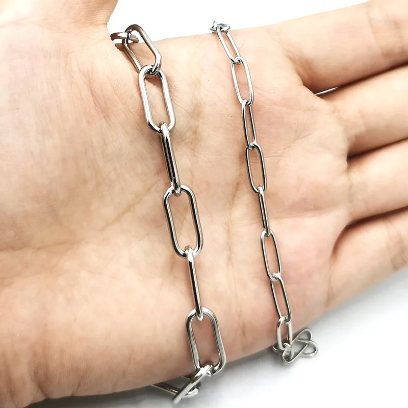 Цепочка Из Нержавеющей Стали для ювелирных изделий 4x1