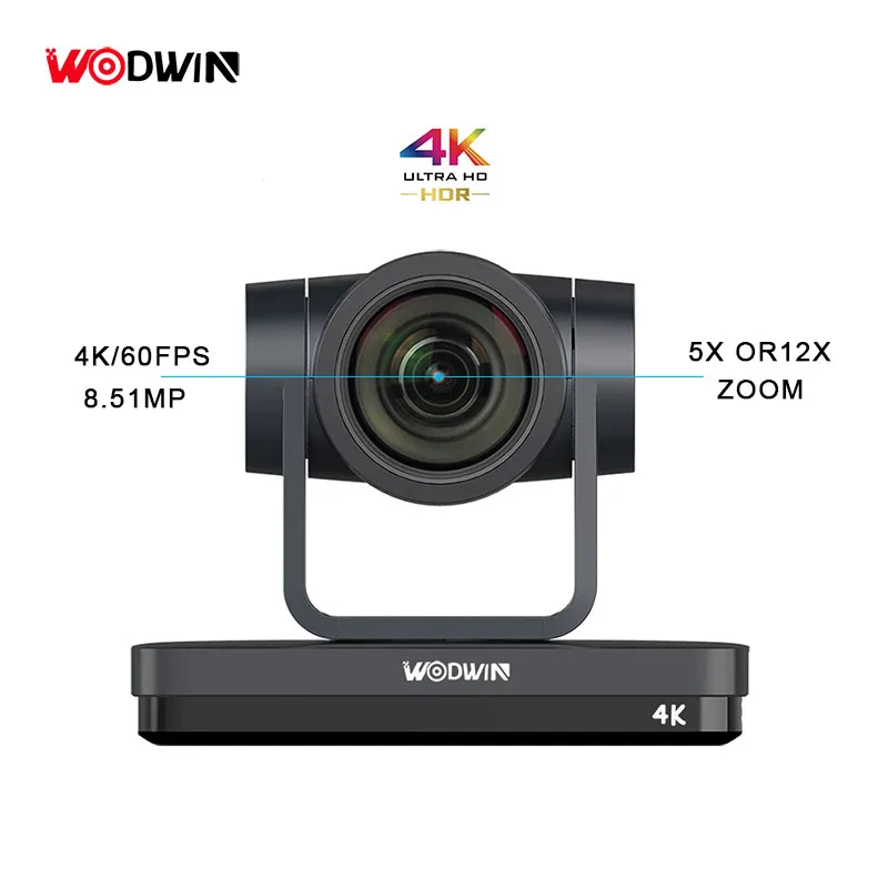 WODWIN 4k resolution Ultra HD CMOS sensor high SNR ptz camera for broadcasting
