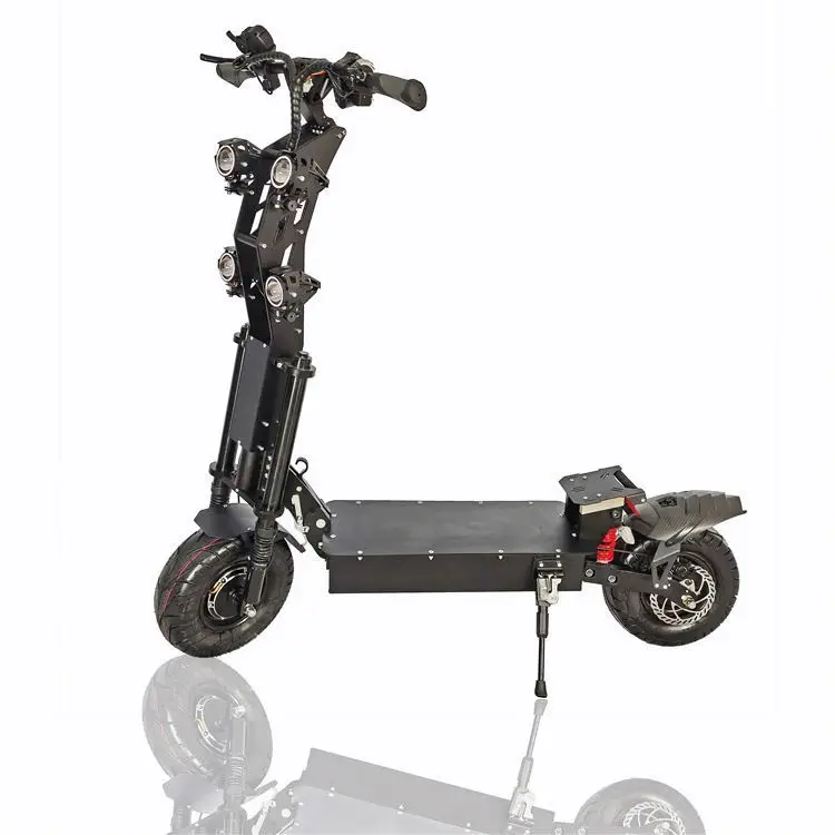 
china sale SN13 8000W Colorful LED Lighting and Alarm remotes Dual Motors Electric Scooter with low price 