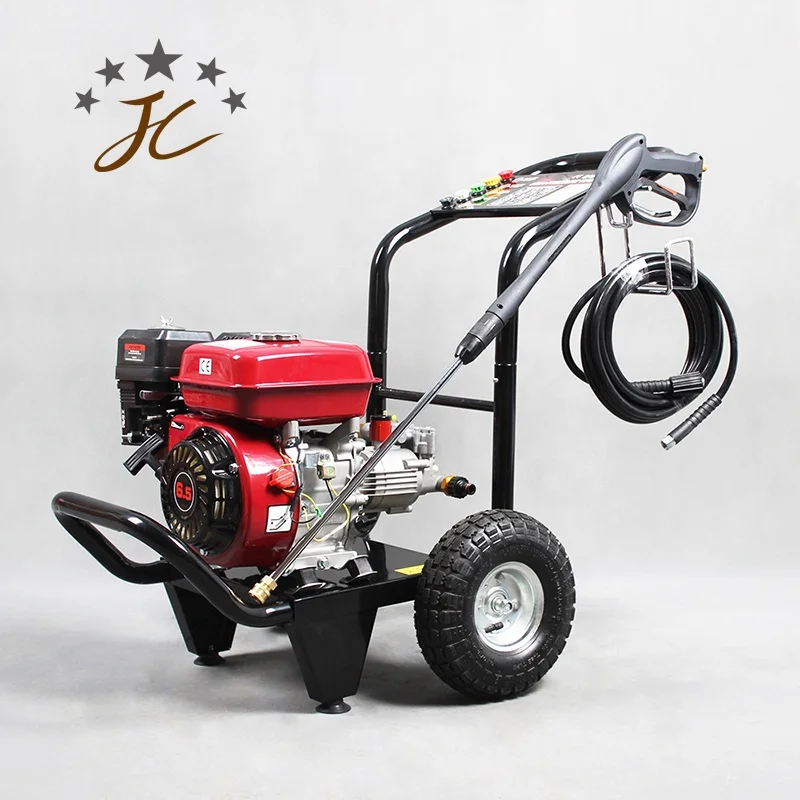 Taizhou JC High Pressure Cleaner 170Bar Gasoline cleaner 6.5HP 17mpa Car wash floor washing machine