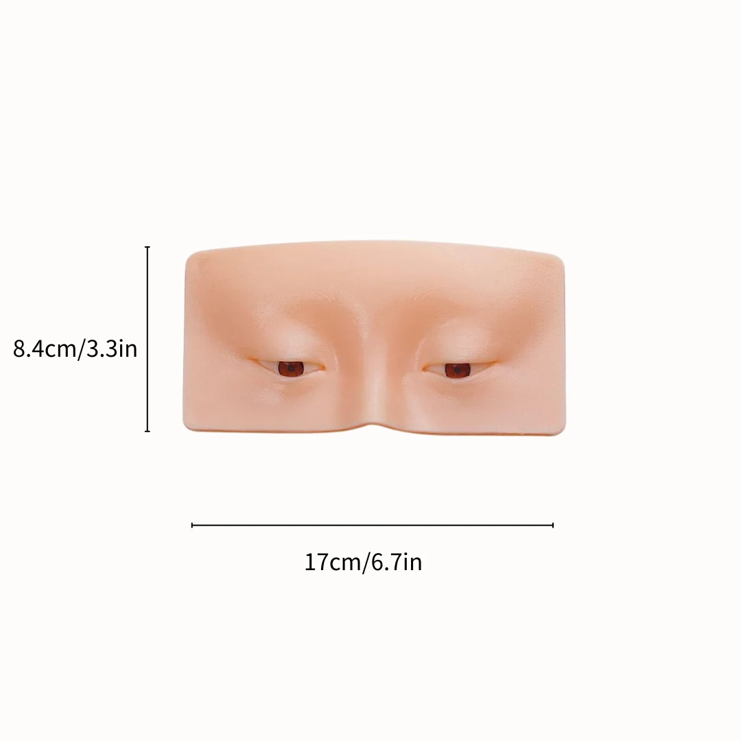 3D Realistic Model for Eyelash Extensions Eyeliner And Eyeshadow Face Makeup Practice Board  For Microblading Accessories