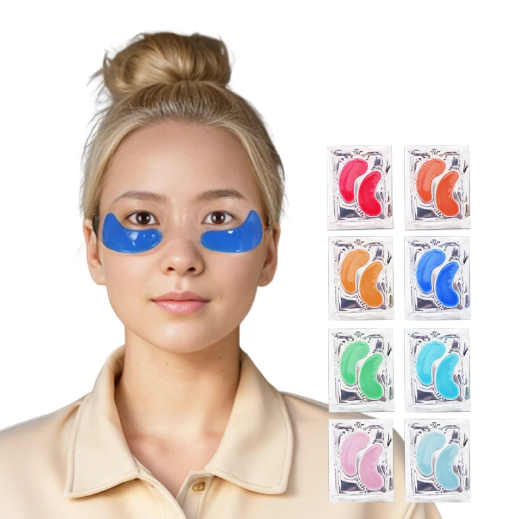 activator retinol wrinkle remove removal under eye bag dark circle collagen hydrogel Crystal mask patches firm gel logo