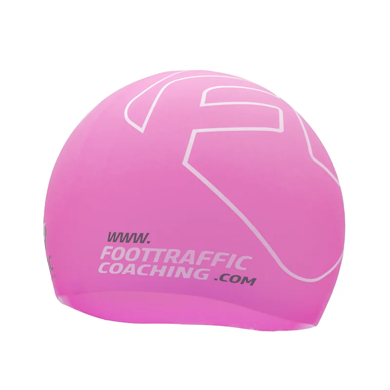 ZLF Printed silicone swimming hats for swim custom logo and color, print latex flag RTS Customized neopren swim cap